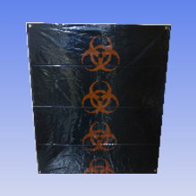 商品写真：バイオハザードマーク入りポリ袋　60Ｌ