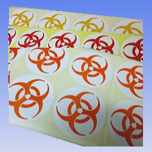 商品写真：バイオハザードマークシール